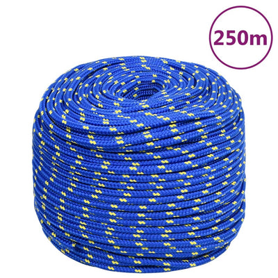 Vidaxl Boat Rope 6 mm 250 m Polypropilene Blue