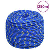 Vidaxl boottouw 6 mm 250 m polypropyleen blauw