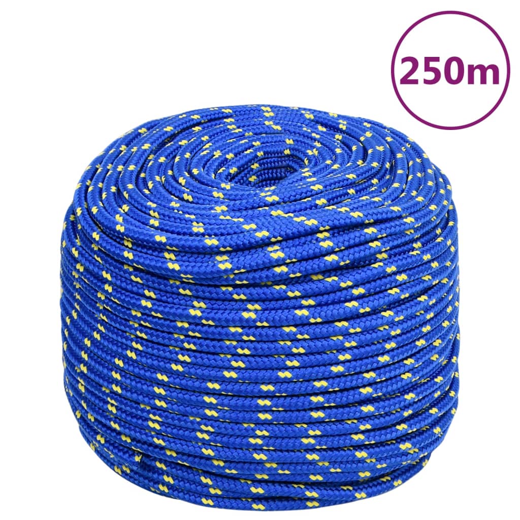 Vidaxl Boat Rope 8 mm 250 m Polypropilene Blue