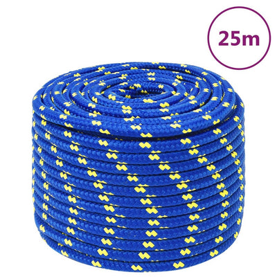 Vidaxl Boat Rope 12 mm 25 m blu polipropene