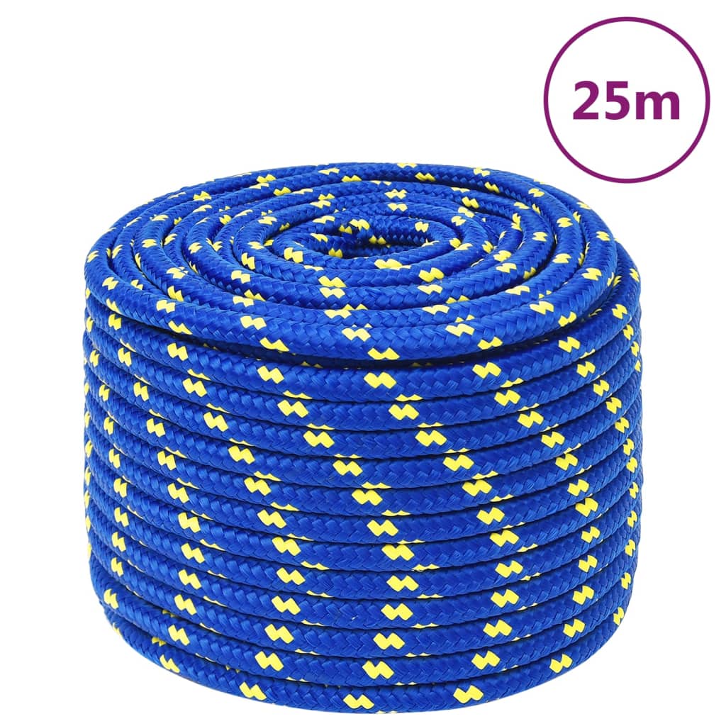 Vidaxl Boat Rope 12 mm 25 m blu polipropene