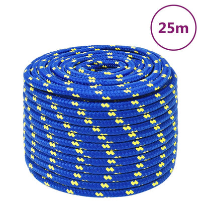 Vidaxl Boat Rope 14 mm 25 m blu polipropene