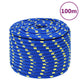 Vidaxl boottouw 14 mm 100 m polypropeen blauw