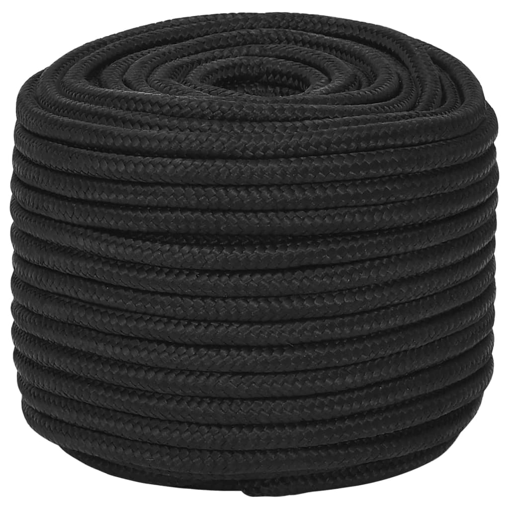 Vidaxl Boat Rope 14 mm 250 m Polypropene Nero