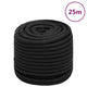 Vidaxl Boat Rope 16 mm 25 m Polypropene Nero