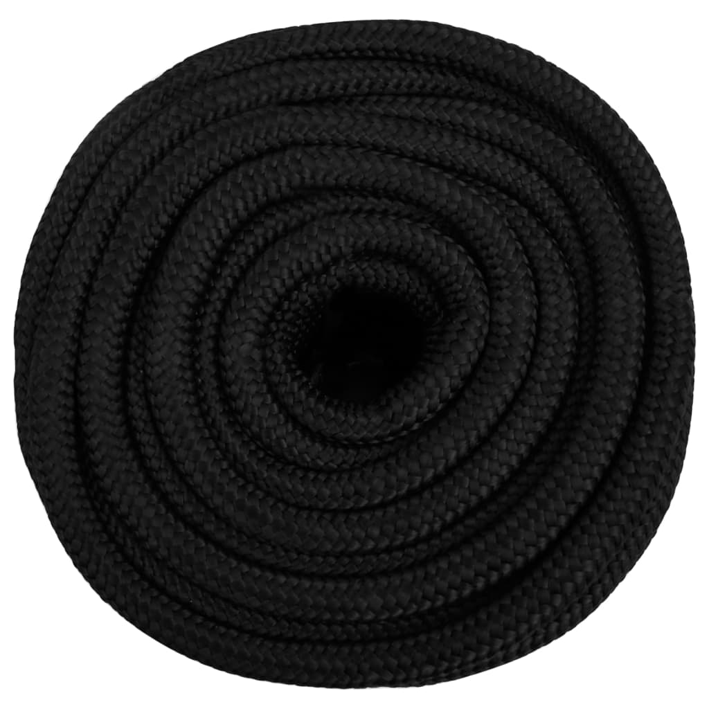 Vidaxl Boat Rope 16 mm 250 m Polypropene Nero