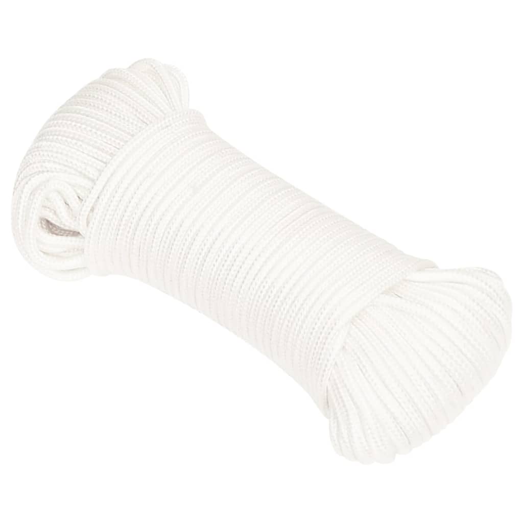 Vidaxl Boat Rope 3 mm 250 m Polypropilene Full White