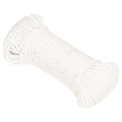 Vidaxl boottouw 5 mm 500 m polypropyleen volwit
