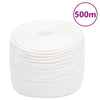 Vidaxl boottouw 6 mm 500 m polypropyleen volwit