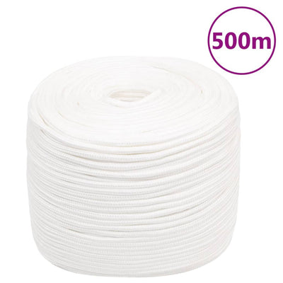 Vidaxl Boat Rope 10 mm 500 m Polypropilene Full White