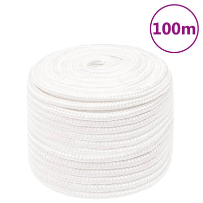 Vidaxl Boat Rope 12 mm 100 m Polypropilene Full White