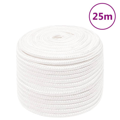 Vidaxl Boat Rope 14 mm 25 m polipropileno blanco completo
