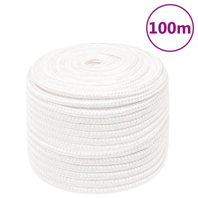 Vidaxl Boat Rope 14 mm 100 m Polypropilene Full White