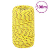Vidaxl boottouw 2 mm 500 m polypropyleen geel