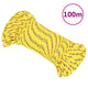 Vidaxl boat rope 5 mm 100 m polypropylene yellow