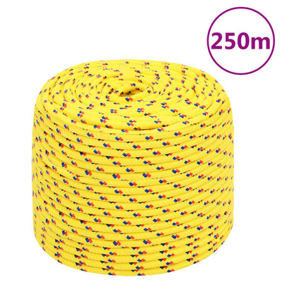 Vidaxl Boat Rope 6 mm 250 m Polypropilene Yellow