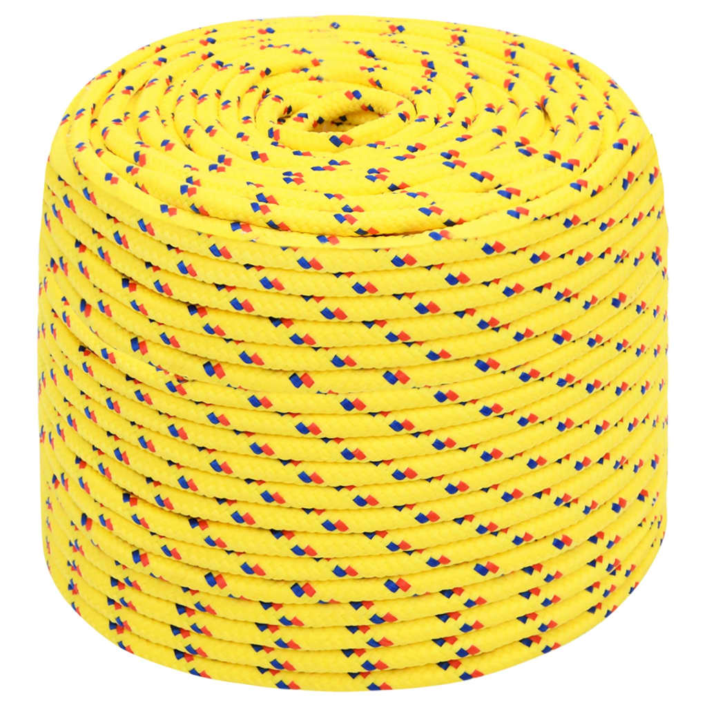 Vidaxl boottouw 6 mm 250 m polypropyleen geel