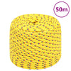 Vidaxl Boat Rope 10 mm 50 m in polipropilene giallo