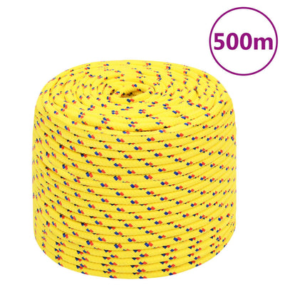 Vidaxl Boat Rope 10 mm 500 m in polipropilene giallo