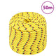 Vidaxl Boat Rope 12 mm 50 m polipropileno amarillo