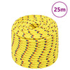Vidaxl boottouw 14 mm 25 m polypropyleen geel