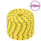 Vidaxl boottouw 14 mm 250 m polypropyleen geel