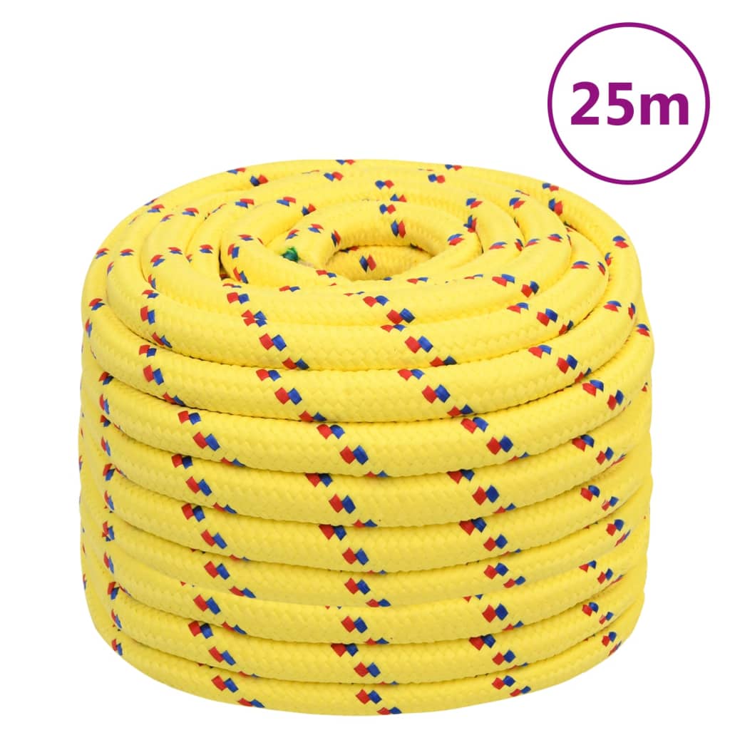 Vidaxl Boat Rope 20 mm 25 m in polipropilene giallo