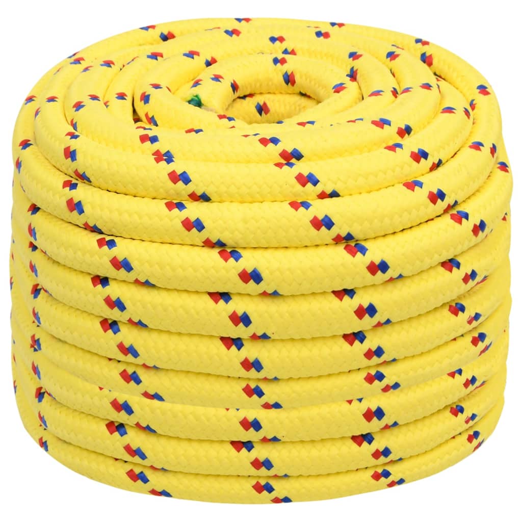 Vidaxl Boat Rope 20 mm 25 m in polipropilene giallo