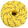 Vidaxl boottouw 20 mm 25 m polypropyleen geel
