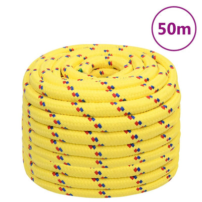 Vidaxl Boat Rope 20 mm 50 m in polipropilene giallo