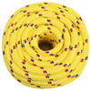 Vidaxl boottouw 20 mm 50 m polypropyleen geel