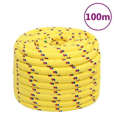 Vidaxl Boat Rope 20 mm 100 m in polipropilene giallo
