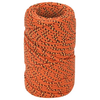 Vidaxl Boat Rope 2 mm 100 m Orange polipropilene