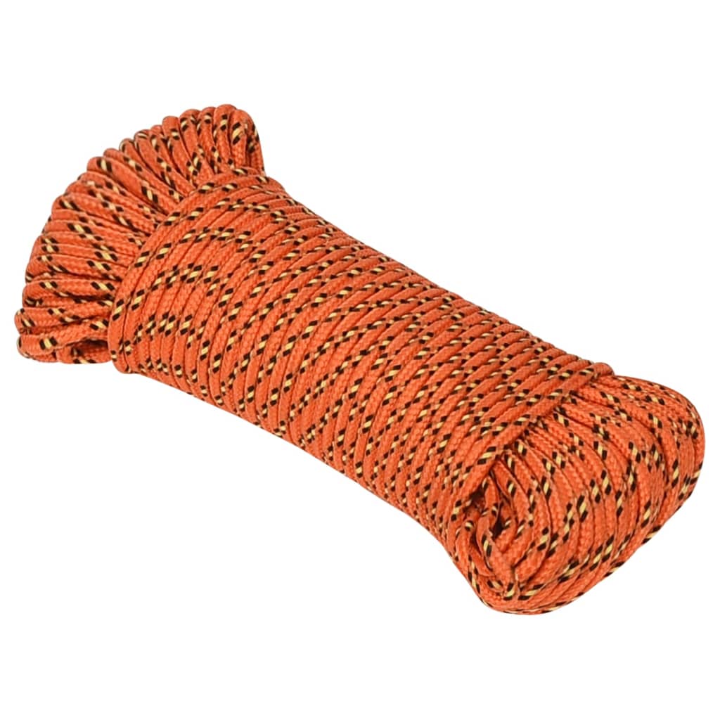 Vidaxl Boat Rope 3 mm 500 m Polypropilene Orange