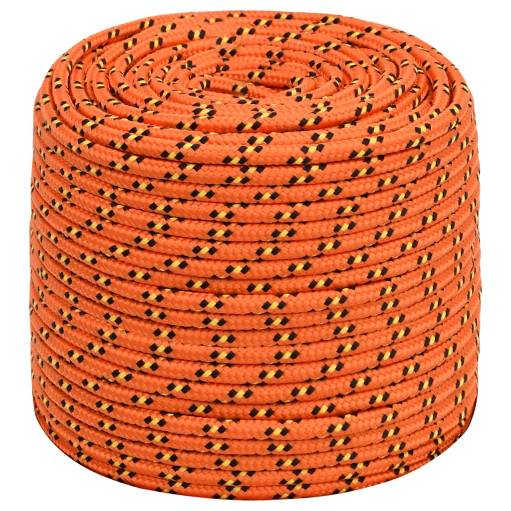 Vidaxl Boat Rope 8 mm 100 m de polipropileno naranja