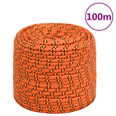 Vidaxl Boat Rope 10 mm 100 m de polipropileno naranja