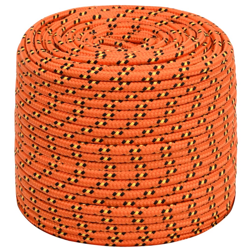 Vidaxl boottouw 10 mm 500 m polypropyleen oranje