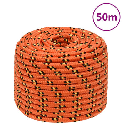 Vidaxl Boat Rope 12 mm 50 m Orange polipropilene