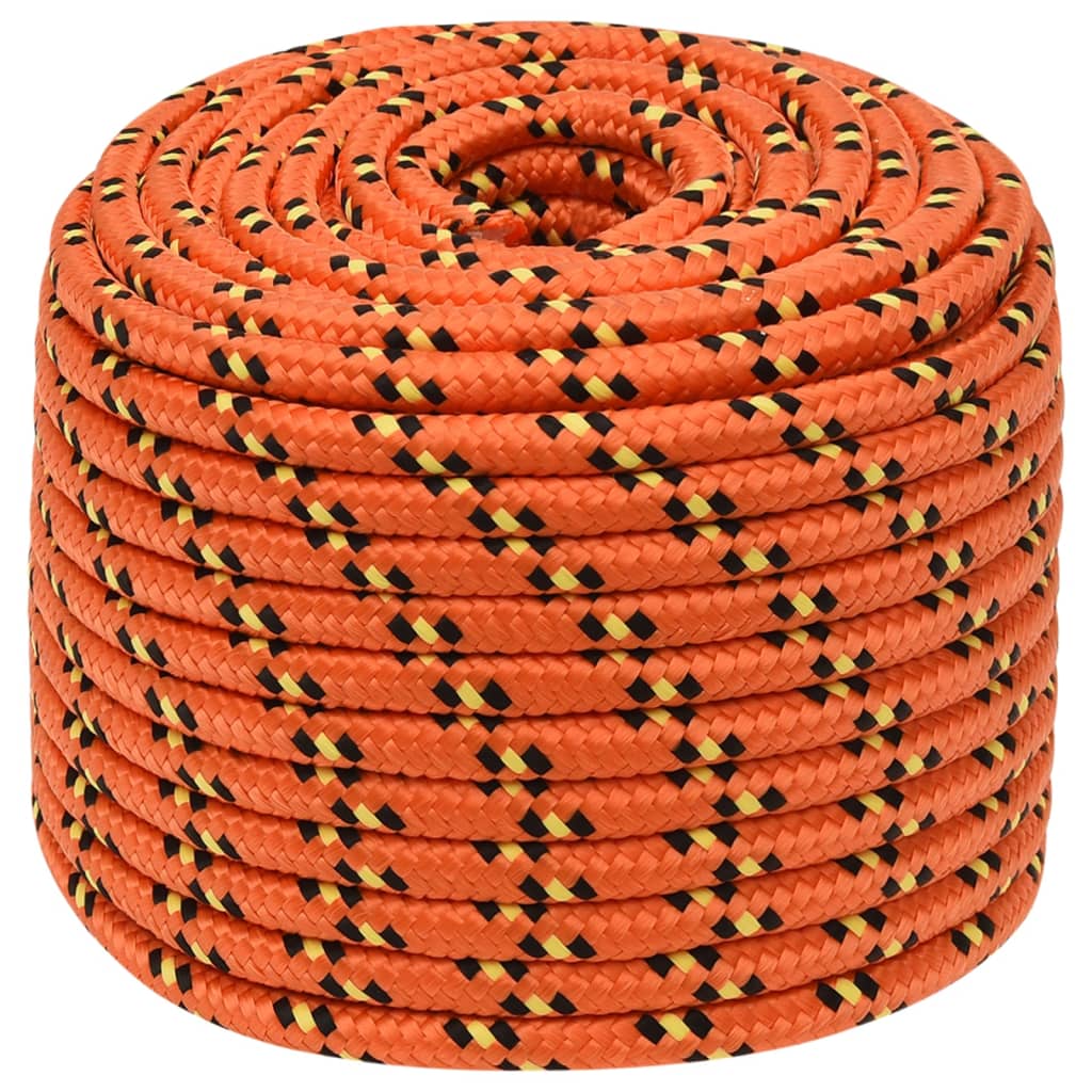 Vidaxl Boat Rope 12 mm 250 m de polipropileno naranja