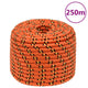 Vidaxl boottouw 14 mm 250 m polypropyleen oranje