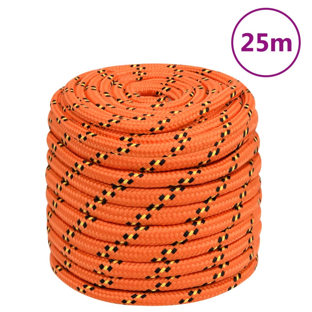 Vidaxl Boat Rope 18 mm 25 m Polypropilene Orange