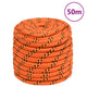 Vidaxl boottouw 18 mm 50 m polypropyleen oranje