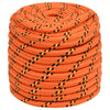 Vidaxl boottouw 18 mm 100 m polypropyleen oranje