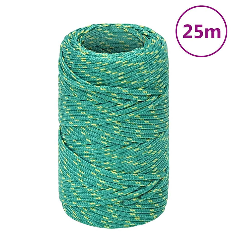 Vidaxl Boat Rope 2 mm 25 m in polipropilene verde