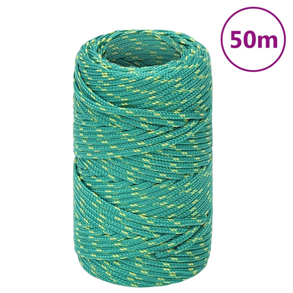 Vidaxl Boat Rope 2 mm 50 m in polipropilene verde