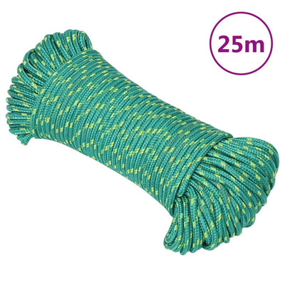 Vidaxl Boat Rope 5 mm 25 m in polipropilene verde