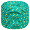 Vidaxl boottouw 6 mm 25 m polypropyleen groen
