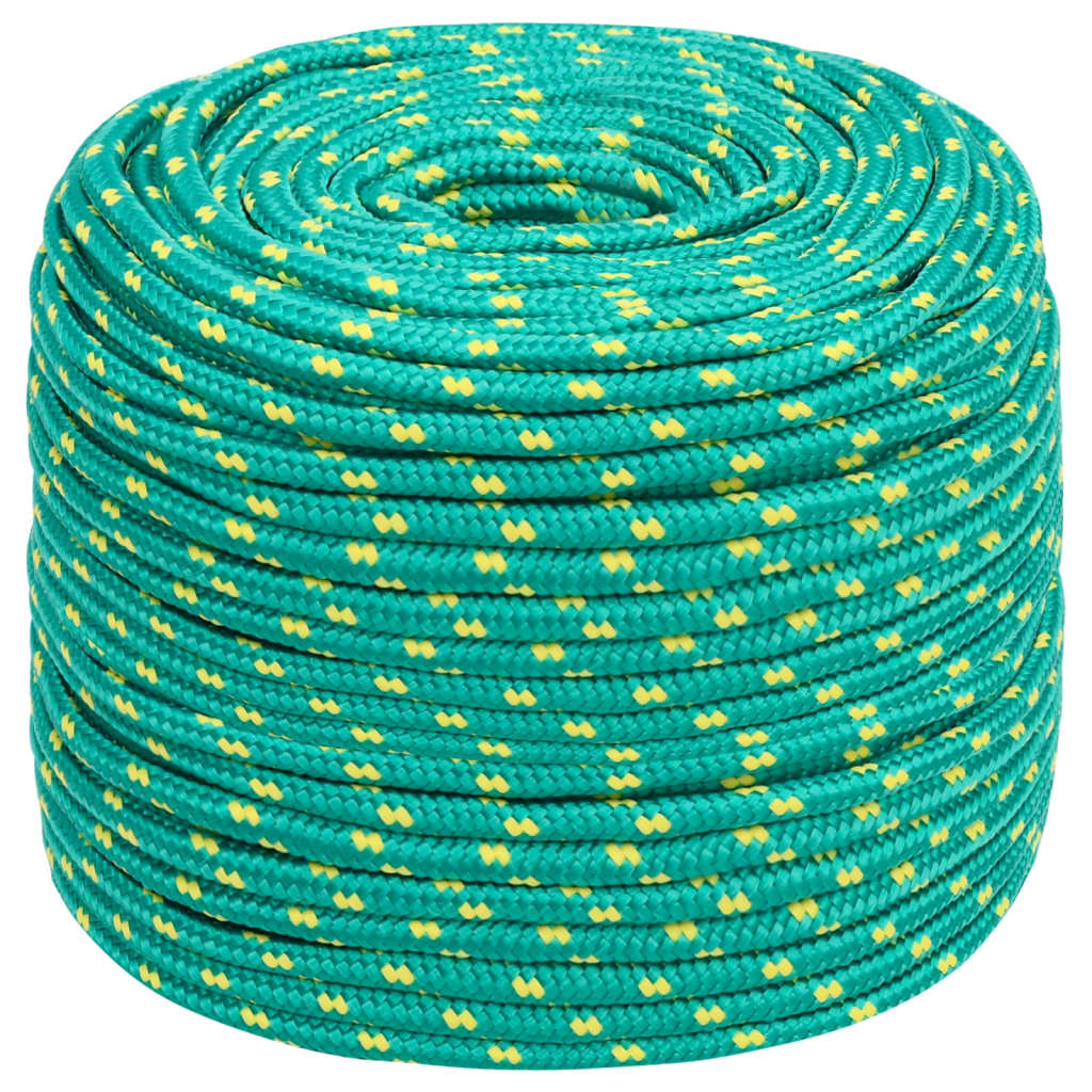 Vidaxl boottouw 6 mm 250 m polypropyleen groen