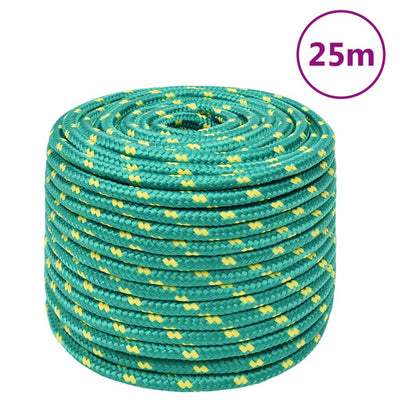 Vidaxl Boat Rope 12 mm 25 m in polipropilene verde