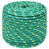 Vidaxl boottouw 12 mm 25 m polypropyleen groen